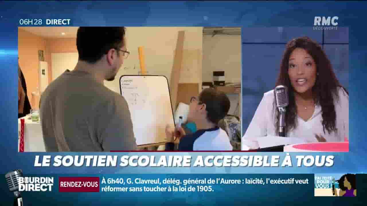 RMC - BOURDIN DIRECT - Le soutien scolaire accessible à tous